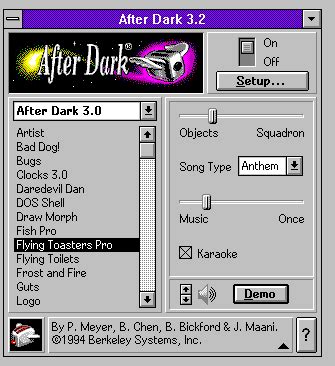 After Dark screensaver for Windows 3.x : nostalgia