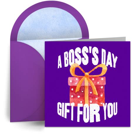 A Boss's Day Gift For You | Boss's Day Cards, Free National Boss's Day eCards | Punchbowl