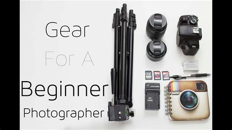 Camera Gear for Beginners - YouTube