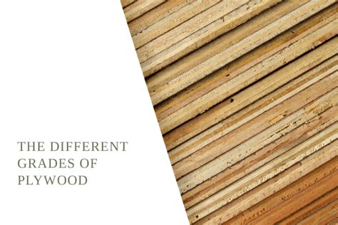 Understanding the Different Grades of Plywood