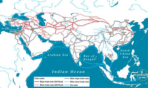 Ziffer Mode Sympton old silk route india map China Beziehung Beschleunigung