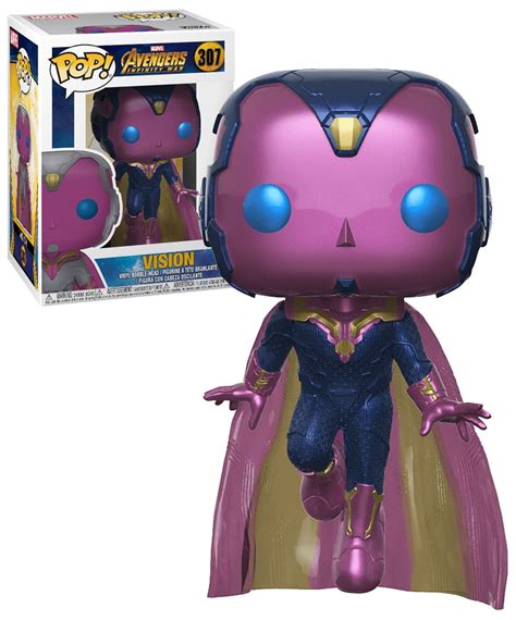 Funko Pop! Marvel #307 Avengers Infinity War Vision (Hot Topic ...