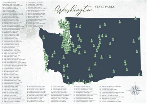 Wa State Parks Map - Alecia Lorianna