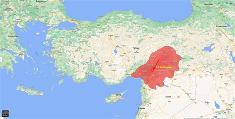 2023 Turkey Earthquake – WorldMap1.com Blog