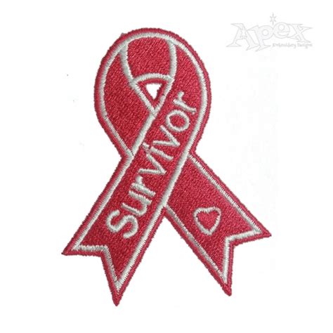 Cancer Survivor Ribbon | Apex Monogram Designs & Fonts