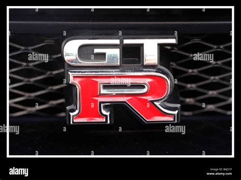 Nissan Skyline GTR car logo April 2000 Stock Photo - Alamy