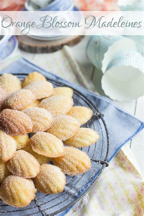 Orange Blossom Madeleines - Baking A Moment