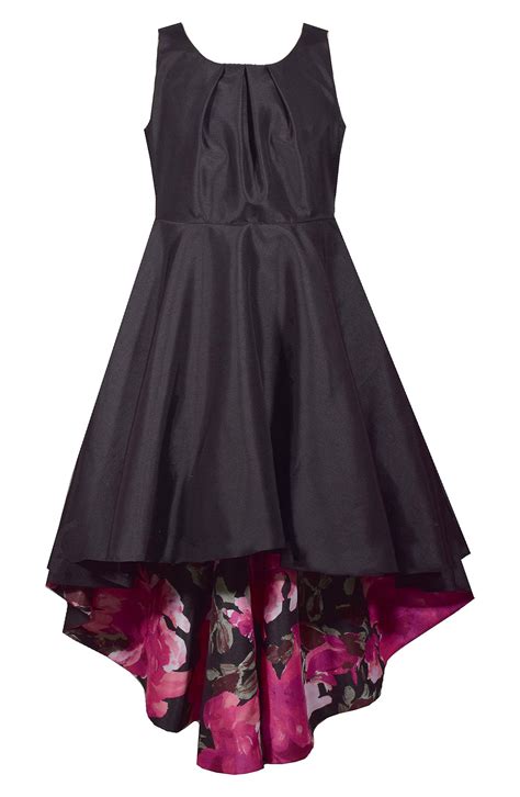 Iris & Ivy Floral Lined High/Low Dress (Big Girls) | Nordstrom