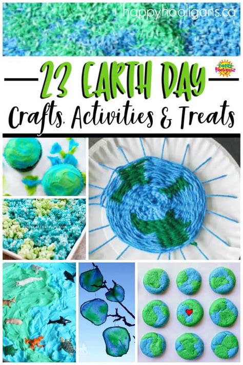 23 Earth Day Crafts, Treats and Activities for Kids - Happy Hooligans