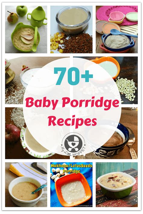 70+ Healthy Baby Porridge Recipes - My Little Moppet