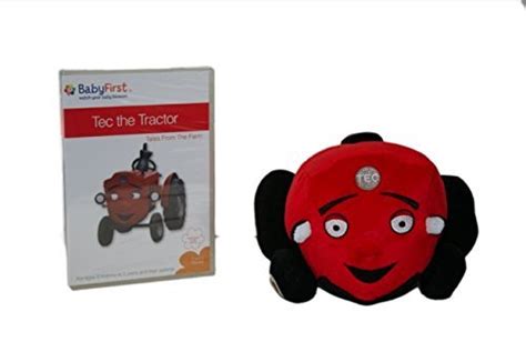 BabyFirstTV Tec the Tractor Set 1 - Plush Toy and Tec the Tractor - Tales from the Farm DVD Big ...