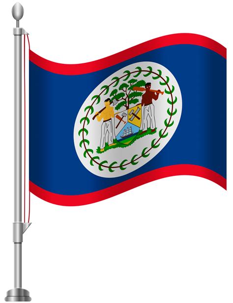 Belize Flag PNG Clip Art