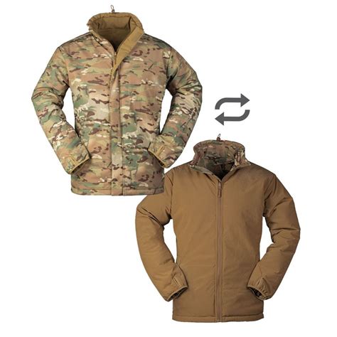 Cold weather jacket reversible multitarn-dark coyote L - BFG Outdoor