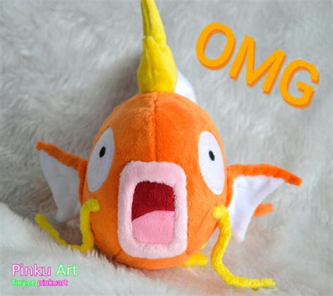 Shocked Magikarp plush by PinkuArt on DeviantArt