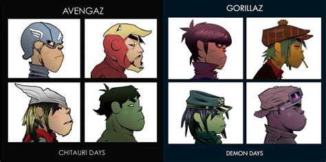 Avengers - Gorillaz Cd Album Covers, Classic Album Covers, Comic Book ...