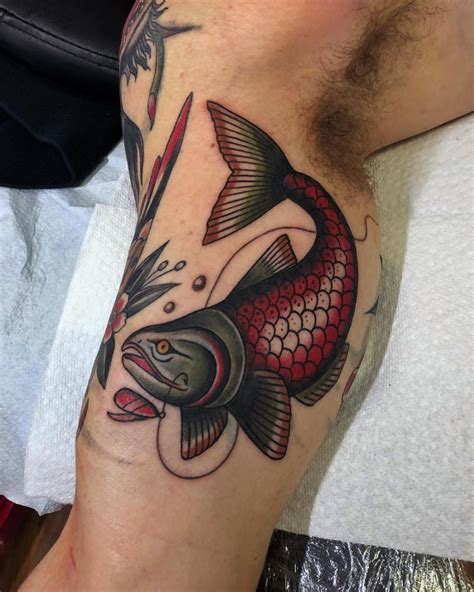 Sockeye salmon cover up for Shane! 🐟 | Salmon tattoo, Sockeye salmon ...