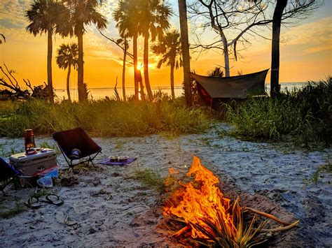 Island camping down the coast of Georgia : r/camping