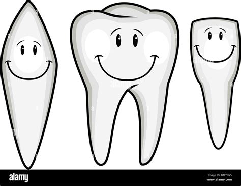 Tooth cartoon collection Stock Vector Image & Art - Alamy