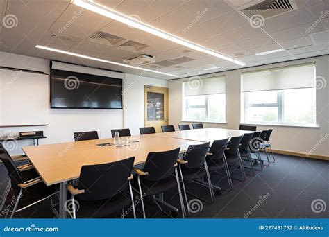 A Meeting Room, with a Projector and Screen at the Ready, for ...