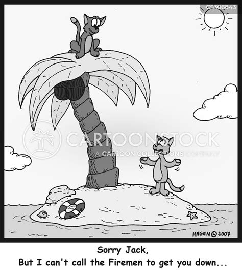 Cat Up A Tree Cartoons and Comics - funny pictures from CartoonStock