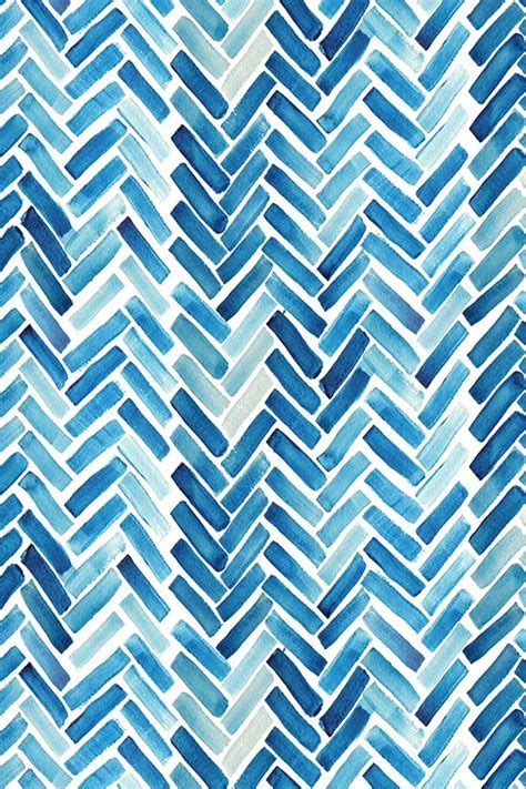 Blue herringbone watercolor Fabric | Watercolor wallpaper, Prints, Watercolor fabric