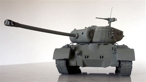 US Pershing Heavy Tank, Assembled and Primed – scaleModelGuy Home