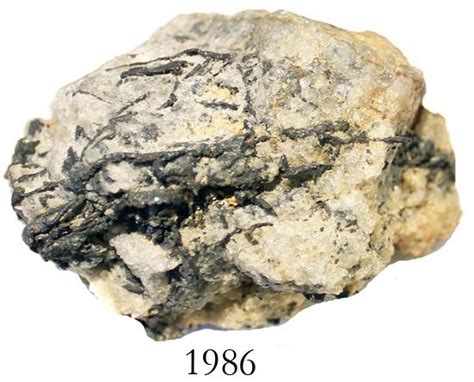 Natural silver ore in rock matrix.