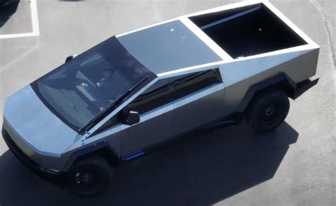 Tesla Cybertruck with new design features spotted on Fremont test track ...