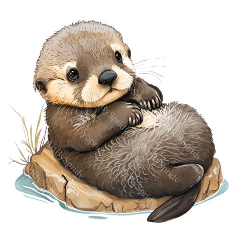 How To Draw A Sea Otter Step By Step For Kids