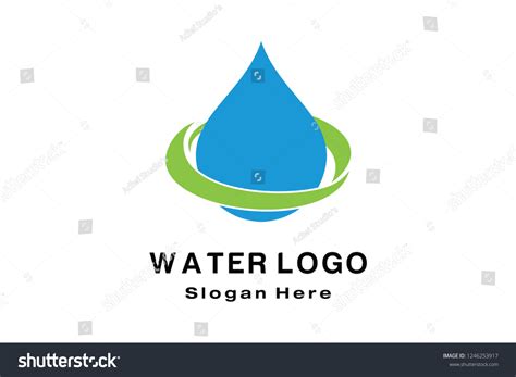 Water Logo Design Stock Vector (Royalty Free) 1246253917 | Shutterstock