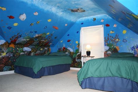 Coral Reef Mural by Artist Todd Fendos | Kids bedroom wallpaper, Bedroom wallpaper murals, Kids ...