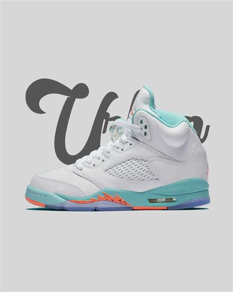 Air Jordan 5 Light Aqua – Urban Collection