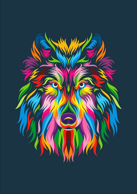 Check out my @Behance project: “Full Color Wolf” https://www.behance.net/gallery/49537537/Full ...