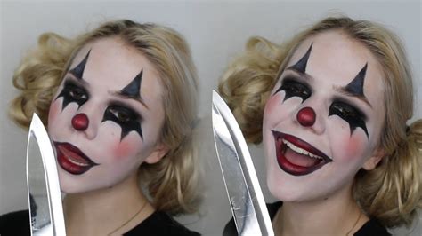 Easy Clown Makeup Tutorial ~ HALLOWEEN MAKEUP - YouTube