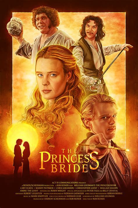 30x30: The Princess Bride by Chelsea Lowe - Home of the Alternative Movie Poster -AMP-