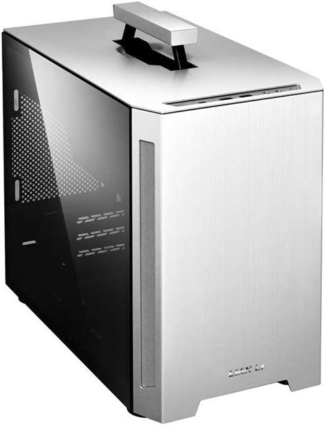 Lian Li Aluminium Mini-ITX Case - Silver Window - with Magnetic Handle | Falcon Computers