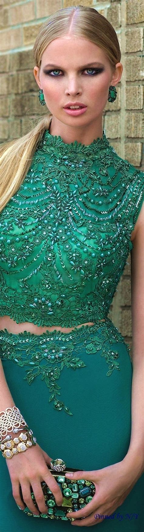 Turquoise Fashion, Green Fashion, Evening Dresses, Prom Dresses, Green ...