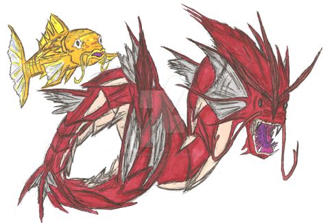 Shiny Magikarp and Gyarados Realistic by EmperorDinobot on DeviantArt