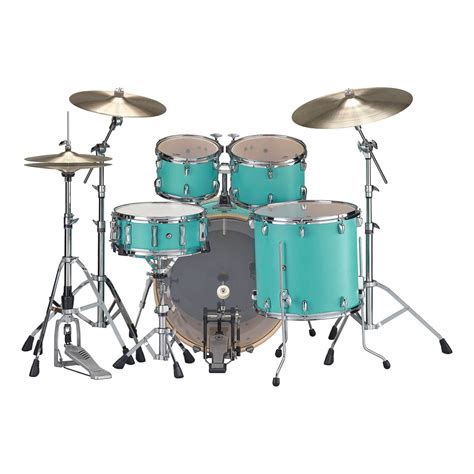 Yamaha Stage Custom Birch 5pc Drum Set w/22BD Matte Surf Green | DCP