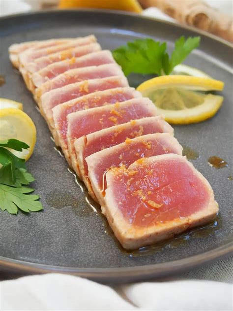 Tuna tataki - Caroline's Cooking