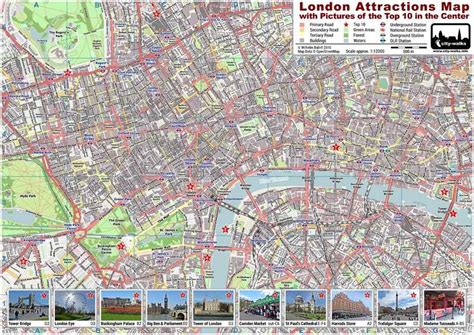 Map London Tourist Attractions - Cammi Corinna