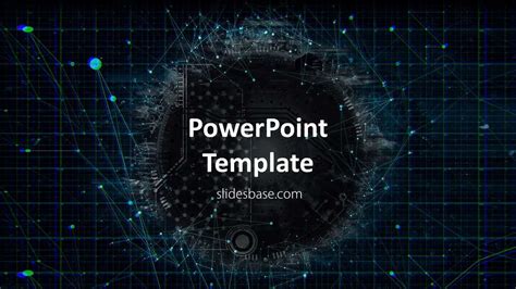 Technology Network Powerpoint Template within Powerpoint Templates For ...