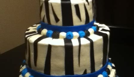 Zebra Print Cake - CakeCentral.com