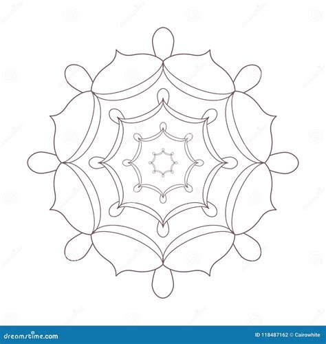 Simple Mandala Line Drawing - MH Newsoficial