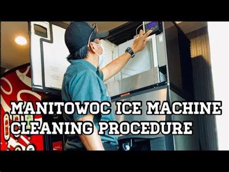 Manitowoc Ice machine Cleaning Procedure - YouTube