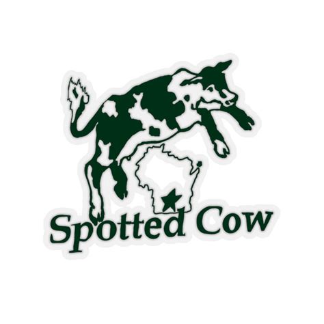 Spotted Cow Sticker - Etsy