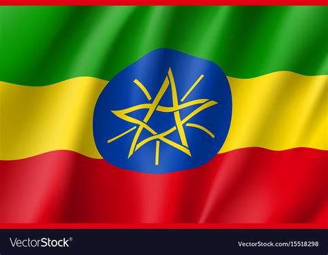 National flag of ethiopia Royalty Free Vector Image