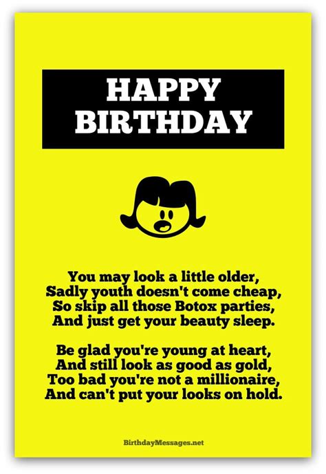 21 Best Short Funny Birthday Poems – Home, Family, Style and Art Ideas