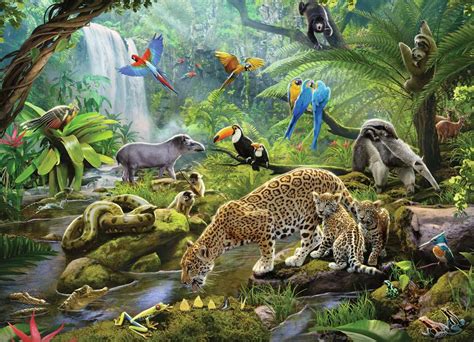 Rainforest Animals | Children's Puzzles | Jigsaw Puzzles | Products | ca_en | Rainforest Animals