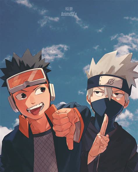 Kid Kakashi And Obito Wallpaper